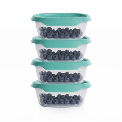 Tupper Ware One Touch Fresh® Small Square Set | Meal Prep & Food Storage Containers