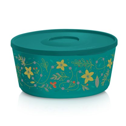 Tupper Ware Tupperware® Holiday Holly Serving Bowl  | Food Storage | 18-Cup / 4.3 L