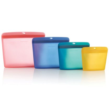 Tupper Ware Tupperware® Ultimate Silicone Stand-Up Bags | Leakproof | 4 Piece Set